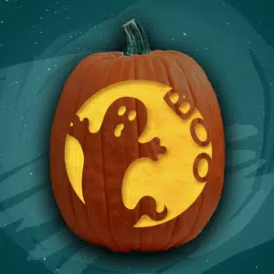 Ghosts | 1,000 Free Pumpkin Carving Patterns - No Ads, Just Fun! 🎃👻