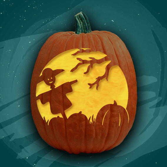 Harvest Moon – Free Pumpkin Carving Patterns