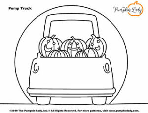 Pump Truck – Free Pumpkin Carving Patterns