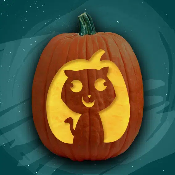 Scrambles – Free Pumpkin Carving Patterns