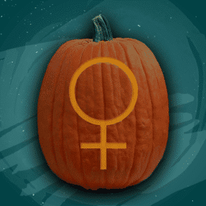 Venus Symbol Etched