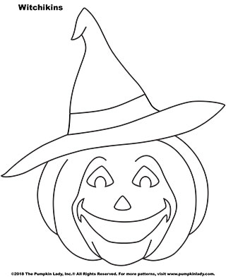 Witchikins – Free Pumpkin Carving Patterns
